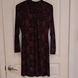 Tommy Hilfiger Paisley Long Sleeve Dress